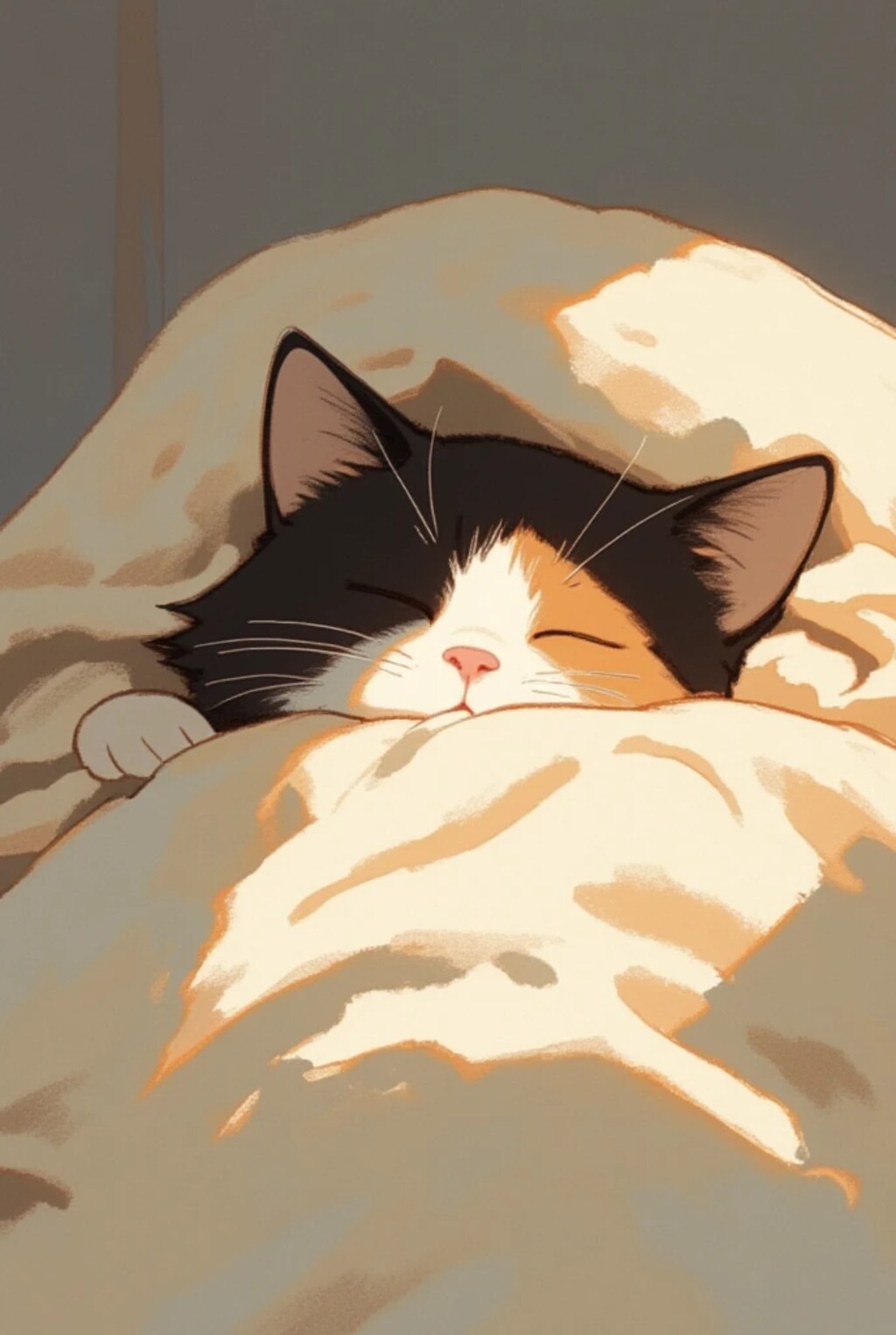 ねこがねこんだ