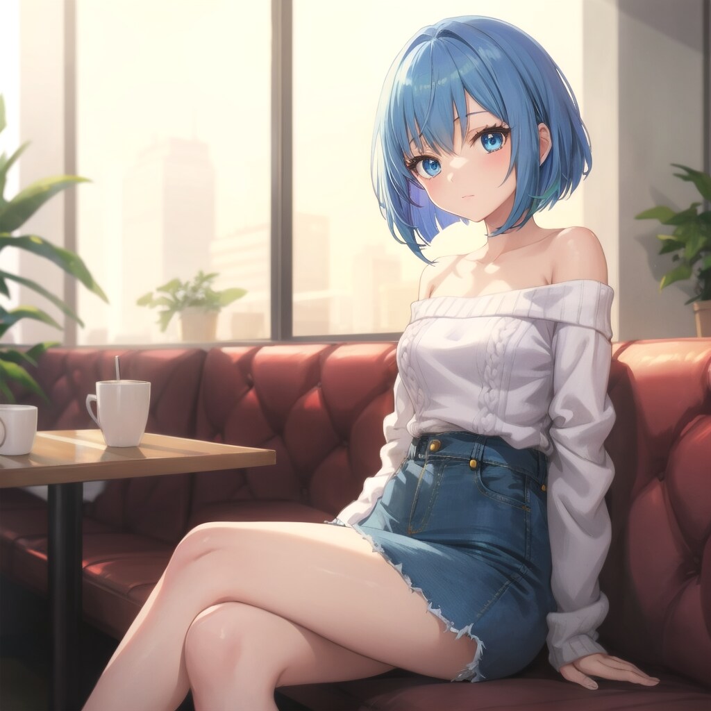 オフショルニット①