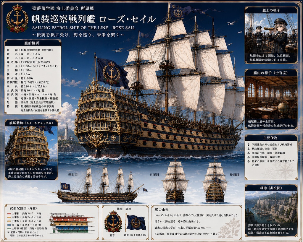 聖薔薇学園編〜帆装巡察戦列艦 ローズ・セイル〜