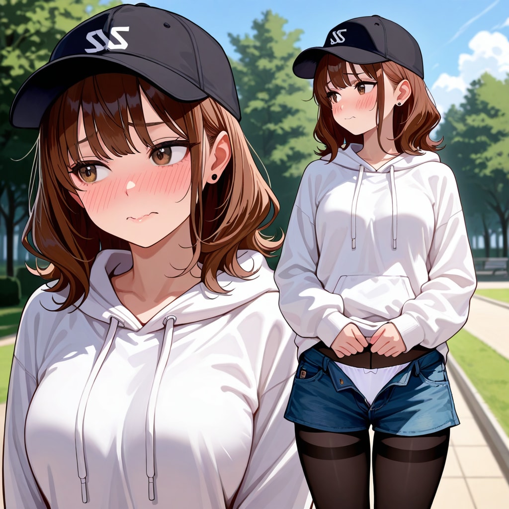 私服のOLさん
