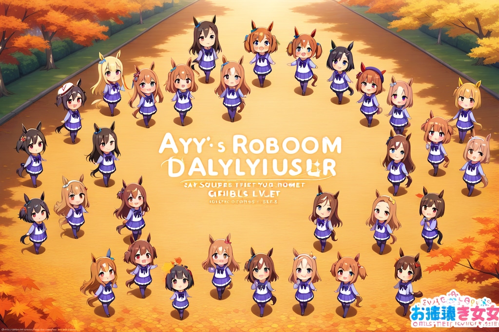 ウマちびちゃん。