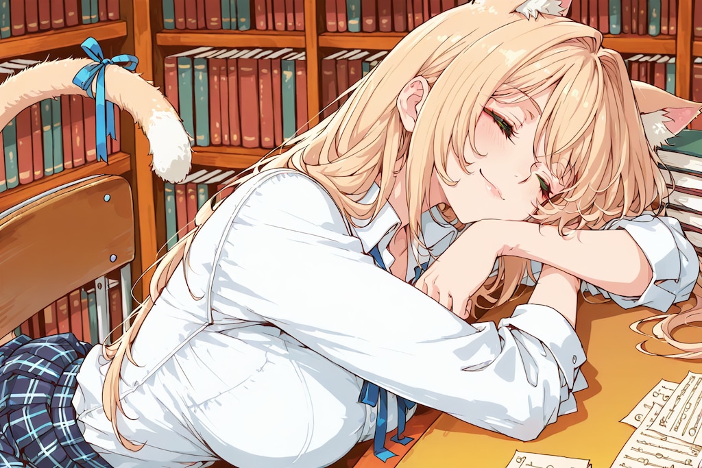 図書館ではお静かに……