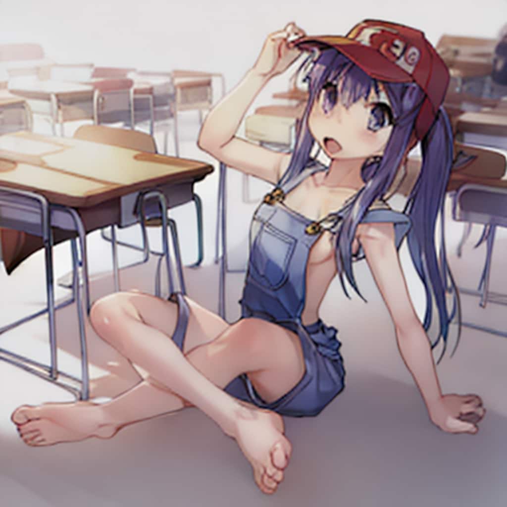 Stable Diffusion、Multi ControlNetを使ってキャラクタに加筆と背景を入れてみた。