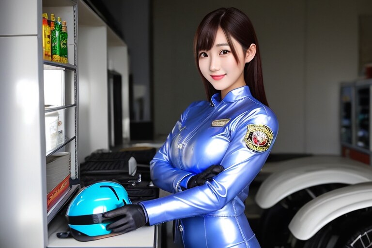 素顔の戦隊ブルーヒロイン
