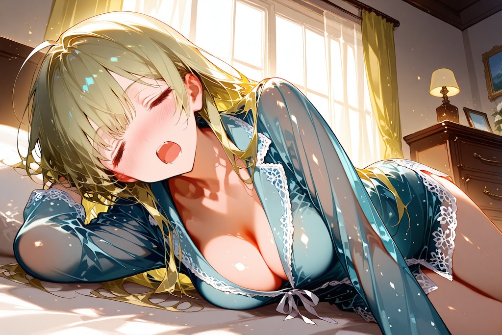 普段見られない寝姿