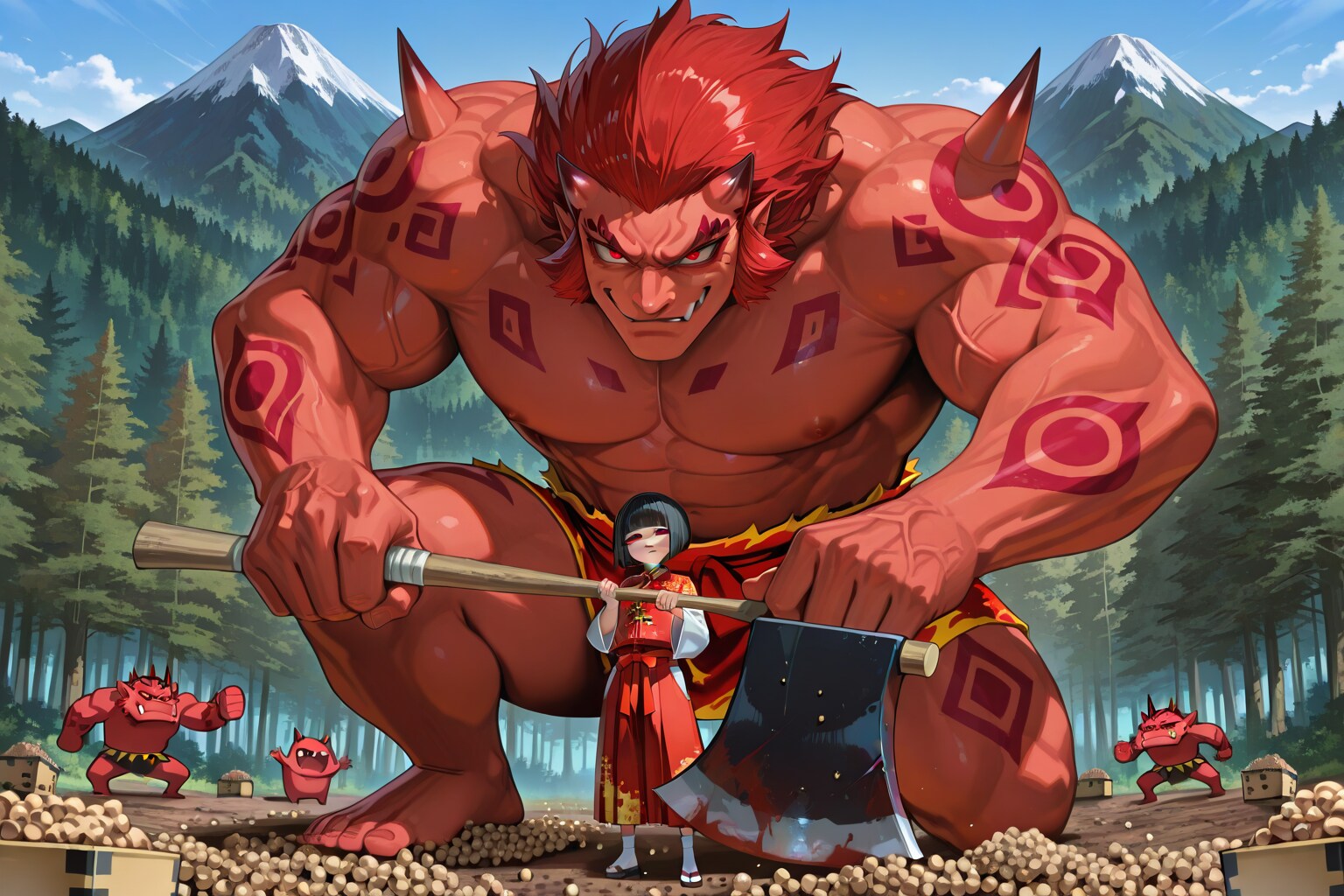 鬼と金太郎