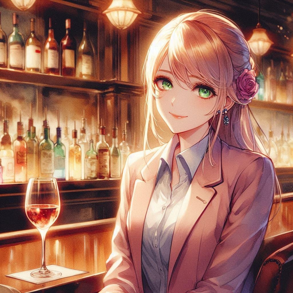 仕事終わりに、カウンターのこちら側で