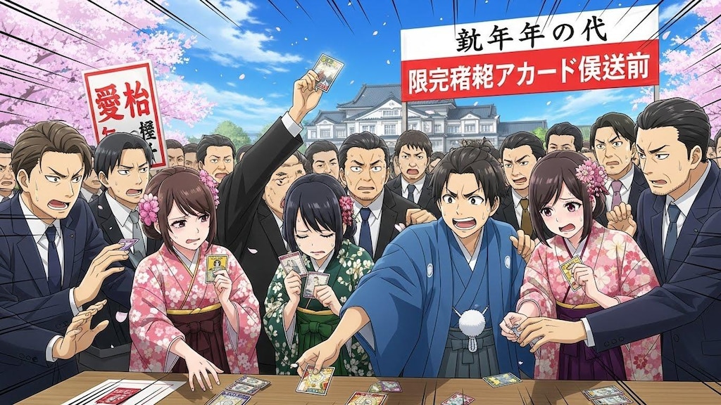 限定レアカードが貰える成人式