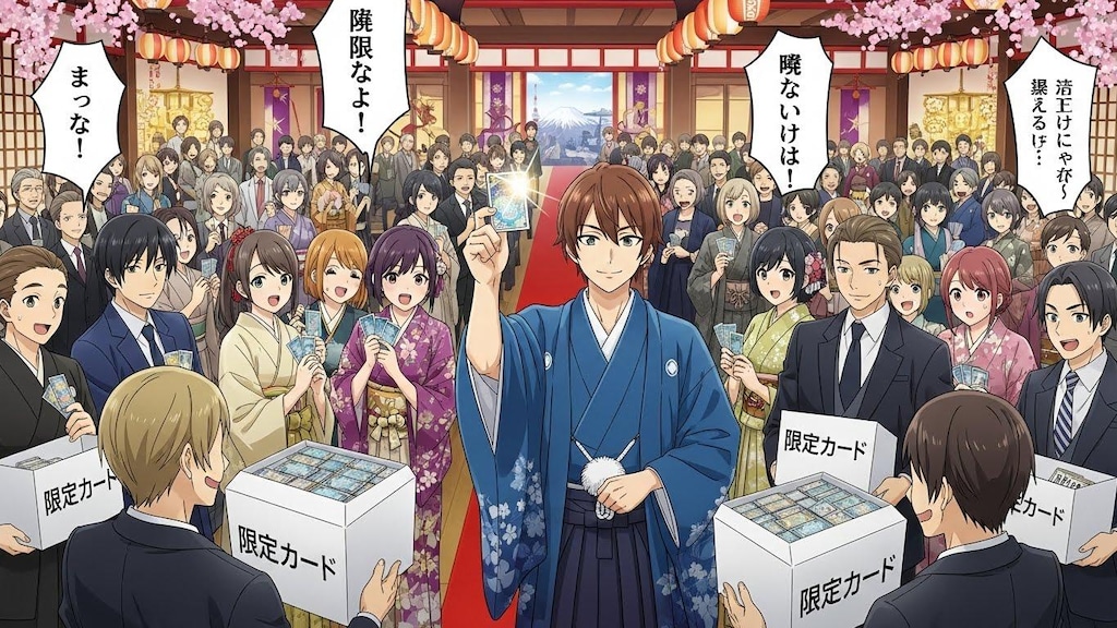 限定レアカードが貰える成人式