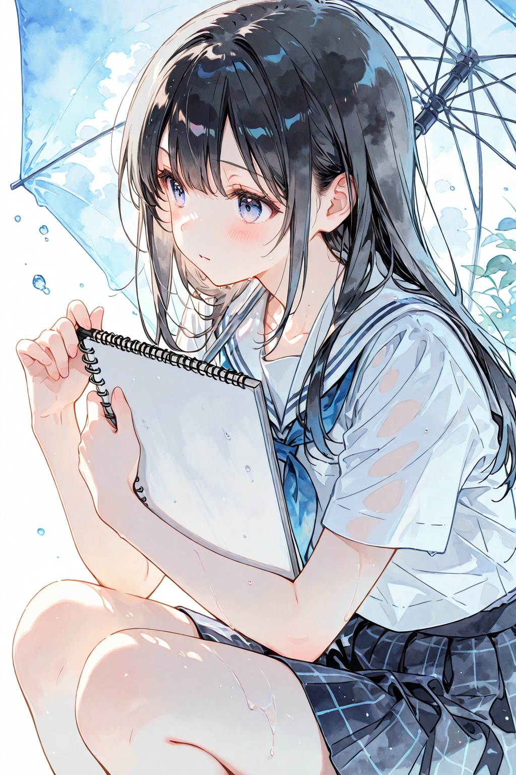 スケッチ少女 | の人気AIイラスト・グラビア