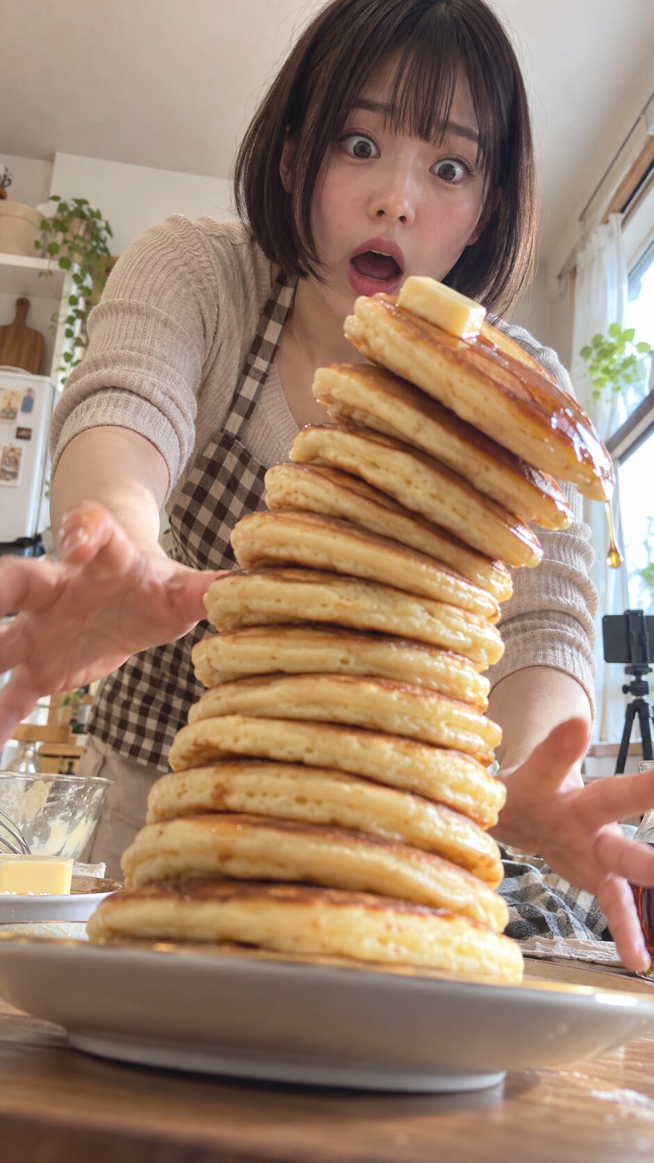 Gravity Loves Pancakes | の人気AIイラスト・グラビア