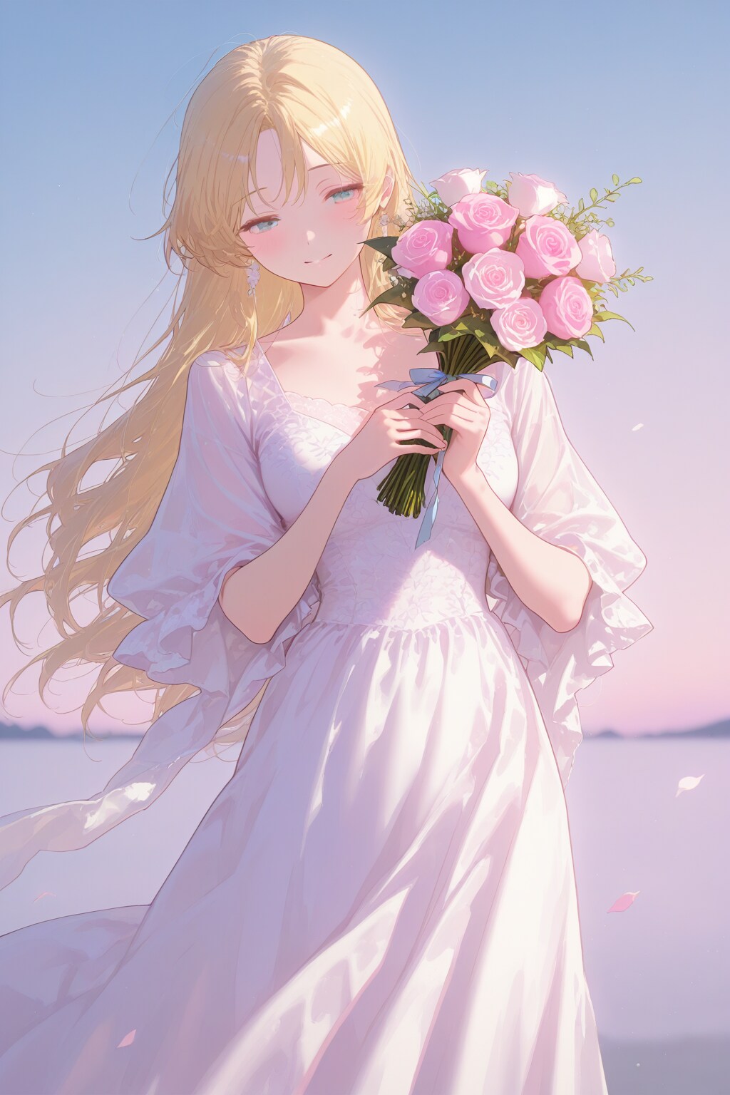 花束と少女💐