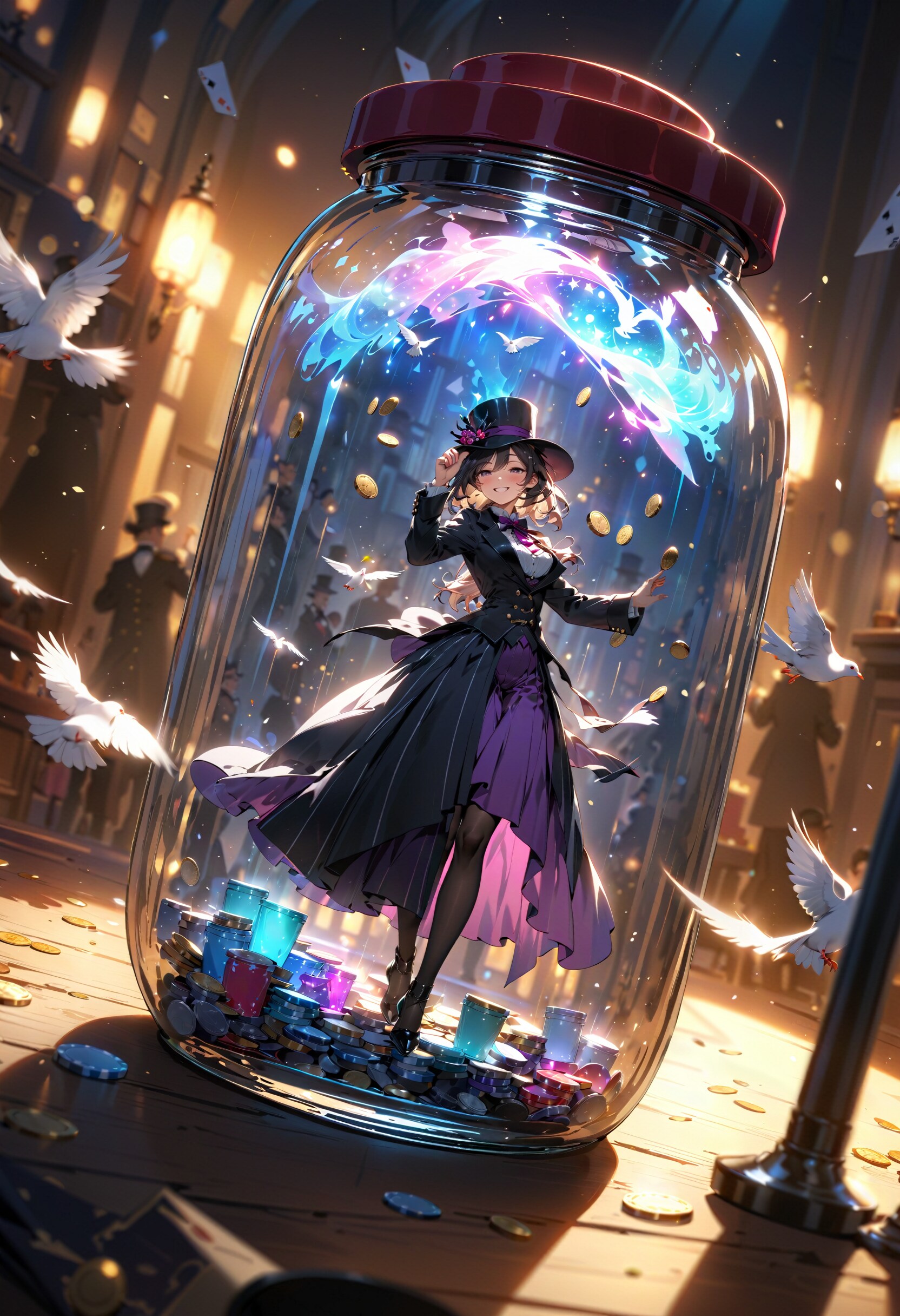 今日は何の日？　奇術の日　その２ | の人気AIイラスト・グラビア