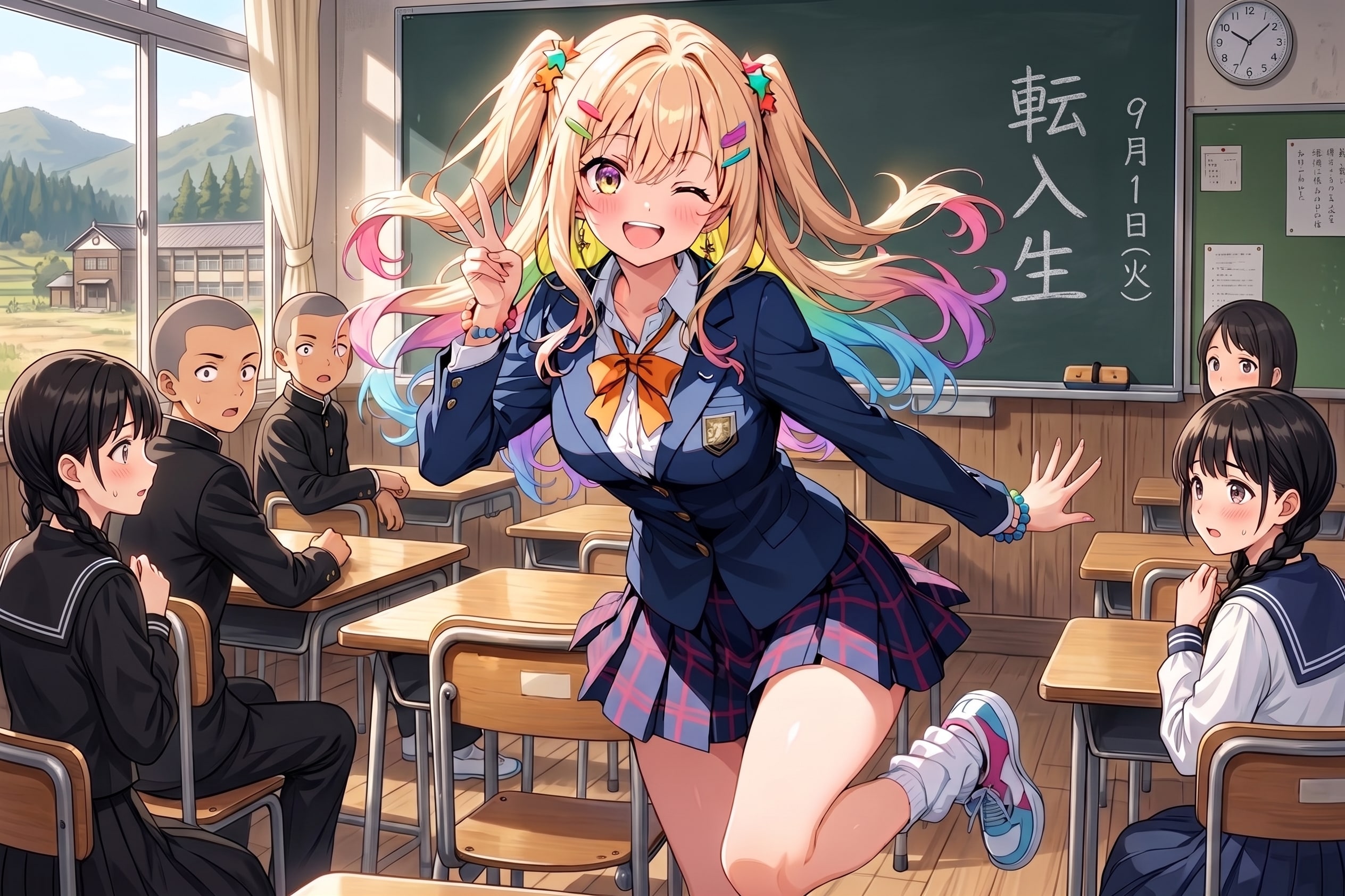 ギャルが田舎に舞い降りた！ | の人気AIイラスト・グラビア