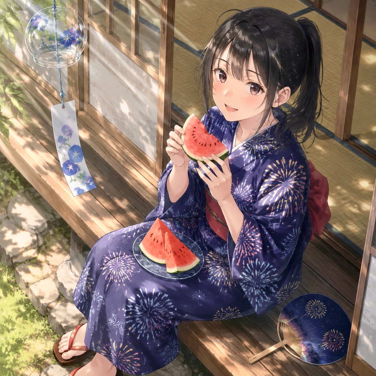 夏の縁側