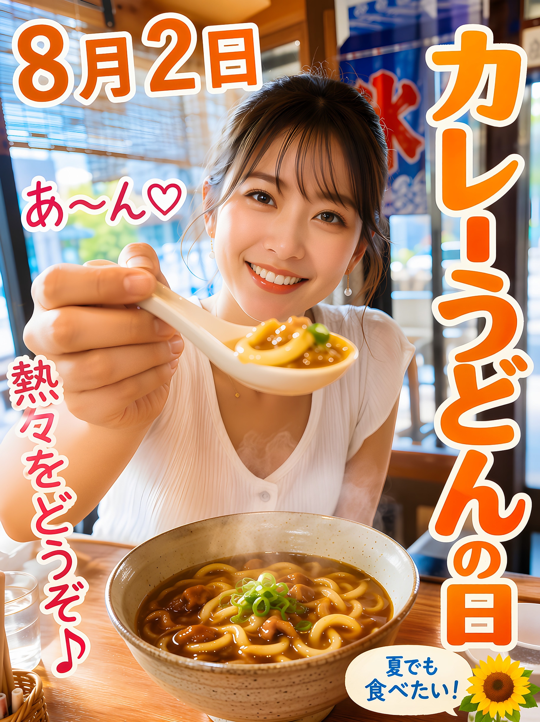 今日の１枚(8月2日)カレーうどんの日