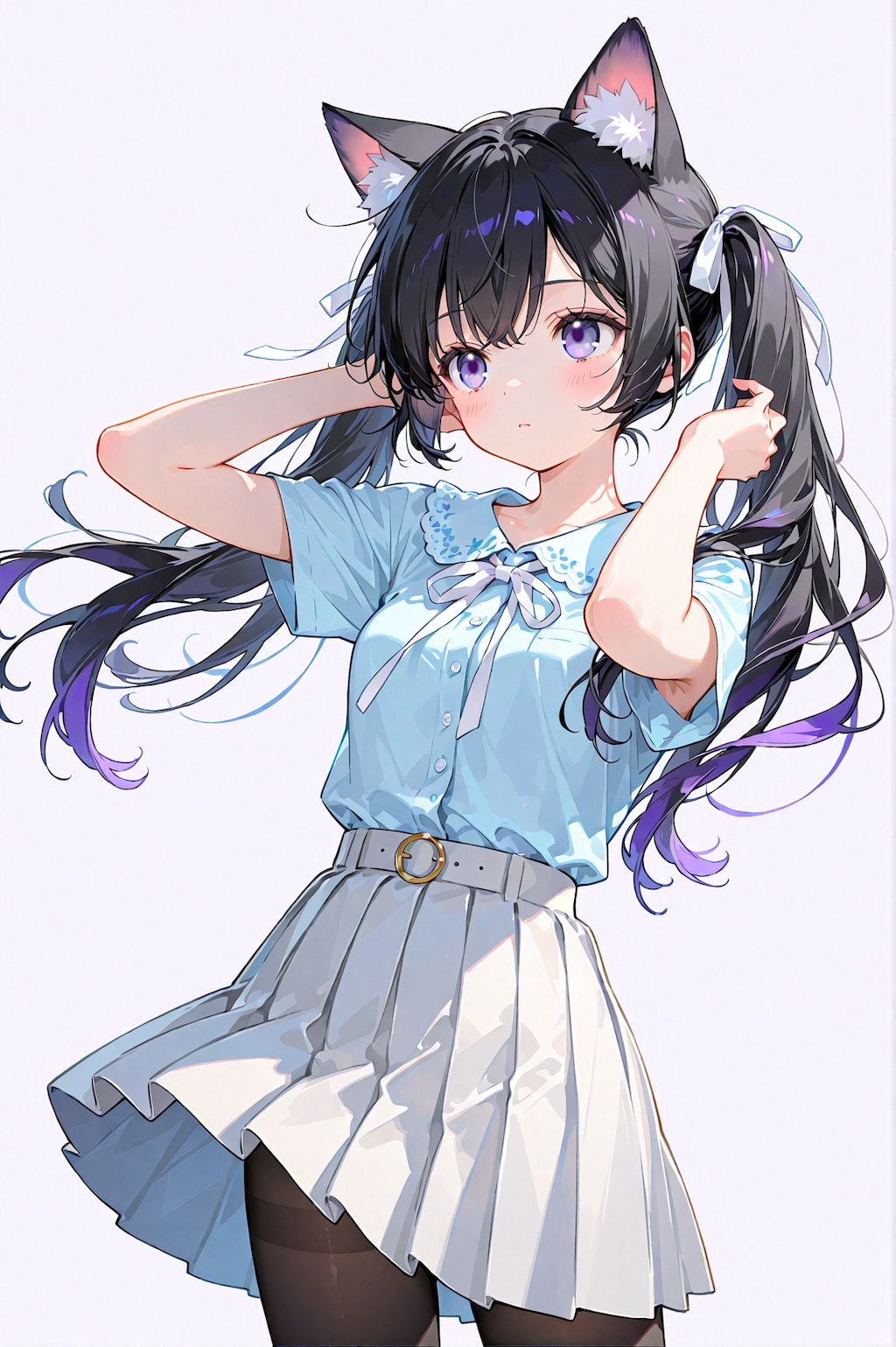 旅する黒猫と初夏の記憶