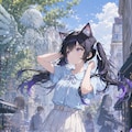 旅する黒猫と初夏の記憶 2枚目