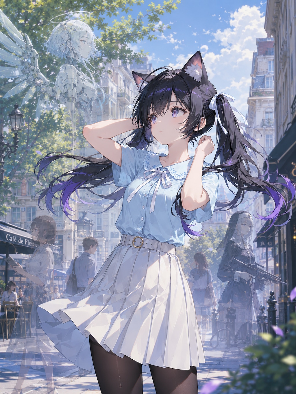 旅する黒猫と初夏の記憶