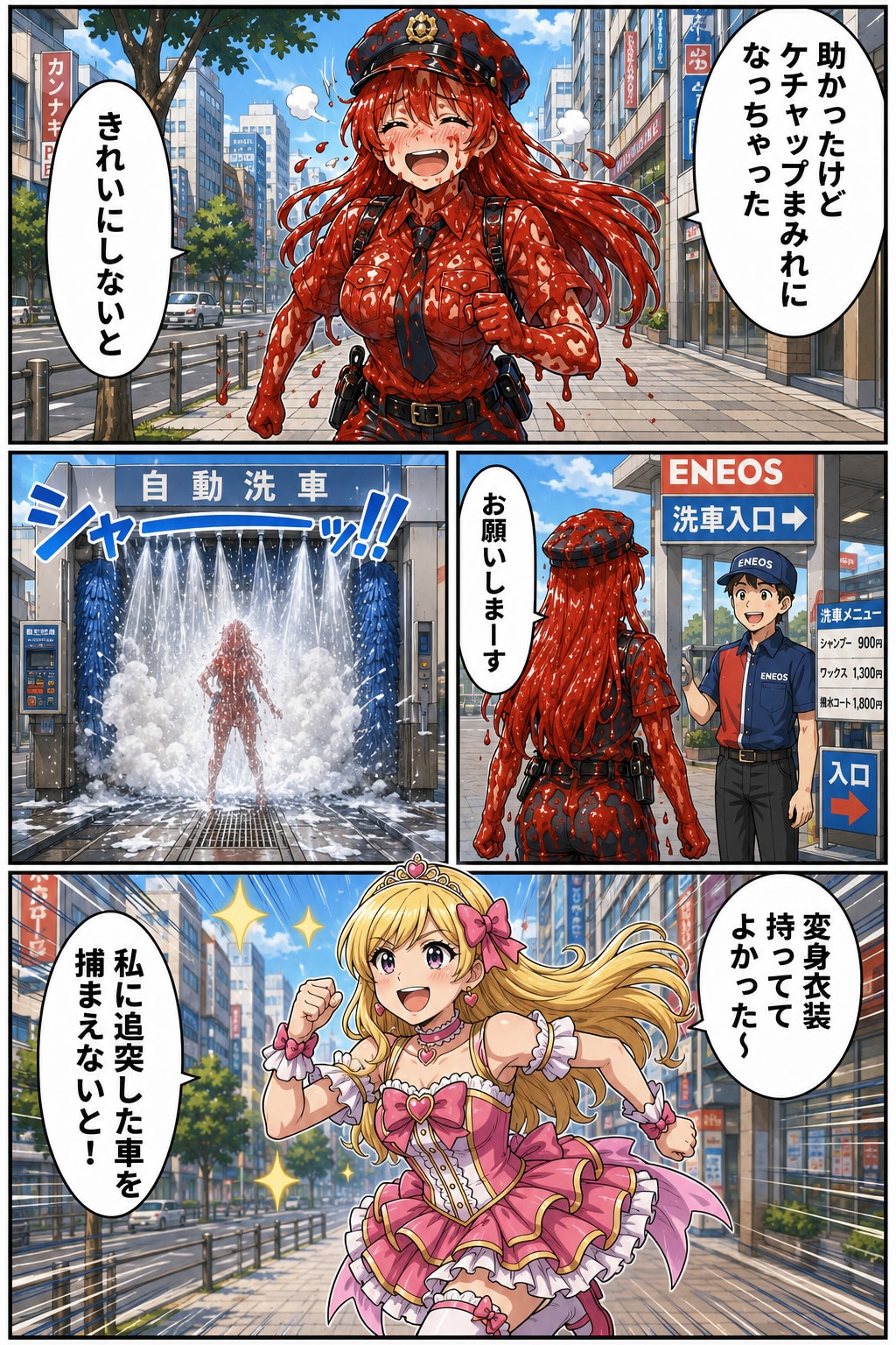 【漫画】魔法警部万里奈ちゃん