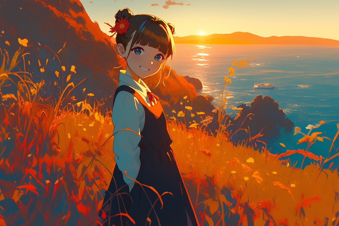 夕暮れのおだんごちゃん🍡✨171