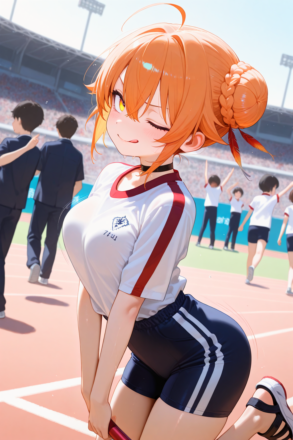 リレーアンカーJK | の人気AIイラスト・グラビア