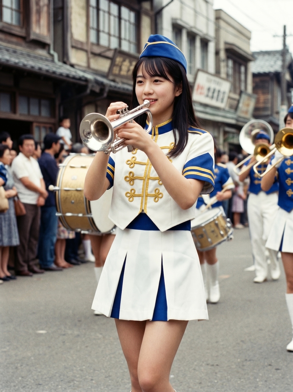 昭和レトロのマーチングバンドガール