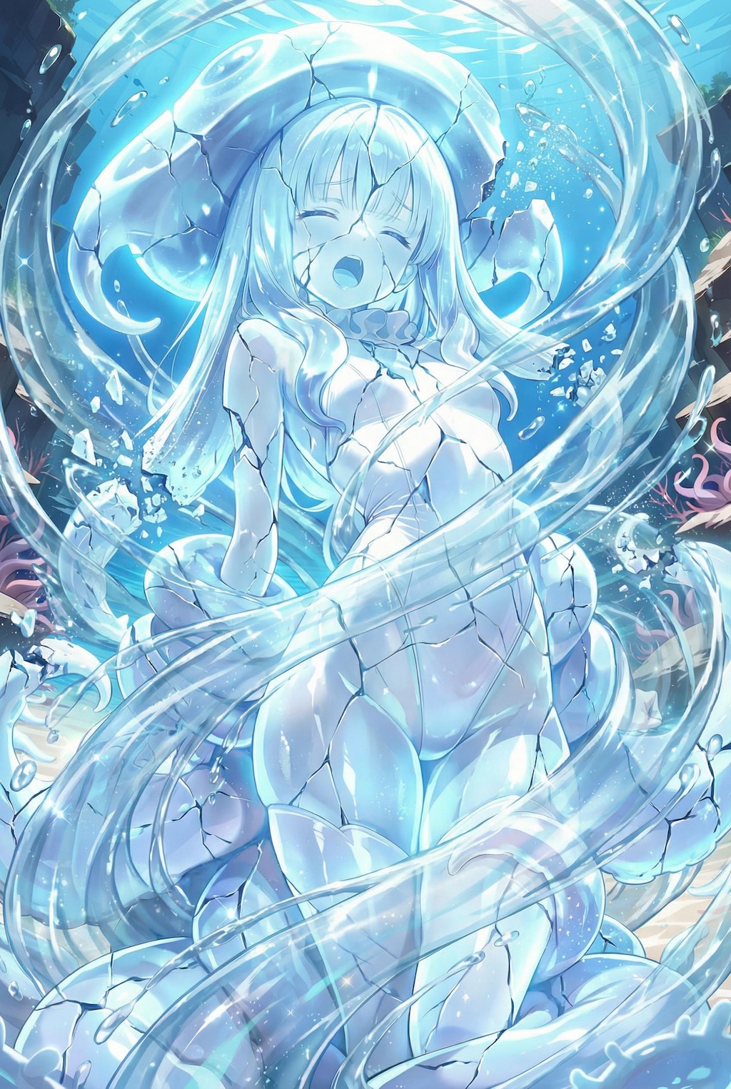 どんなに姿が美少女でも、それが無限沸きするモンスターで経験値をくれる存在なら容赦なく倒す💦・・それが勇者！それがRPG！