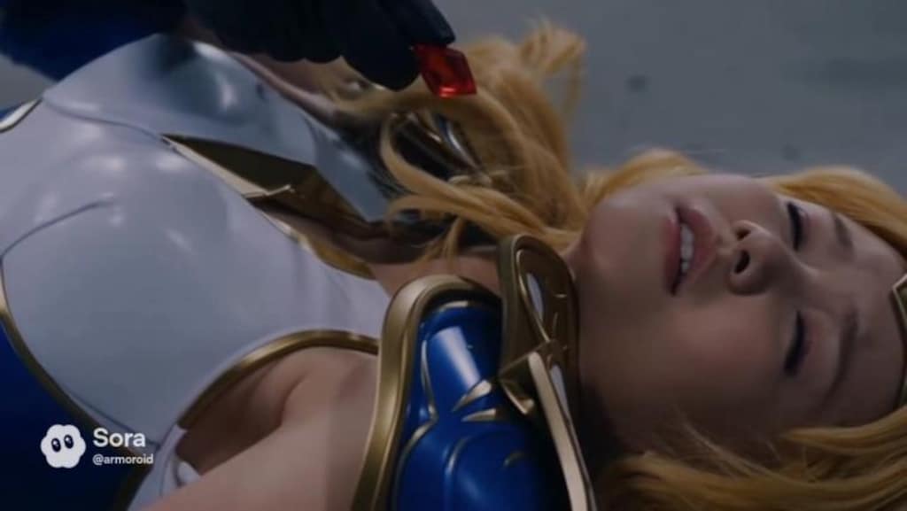 力の源を奪われ敗北する美少女戦士達1