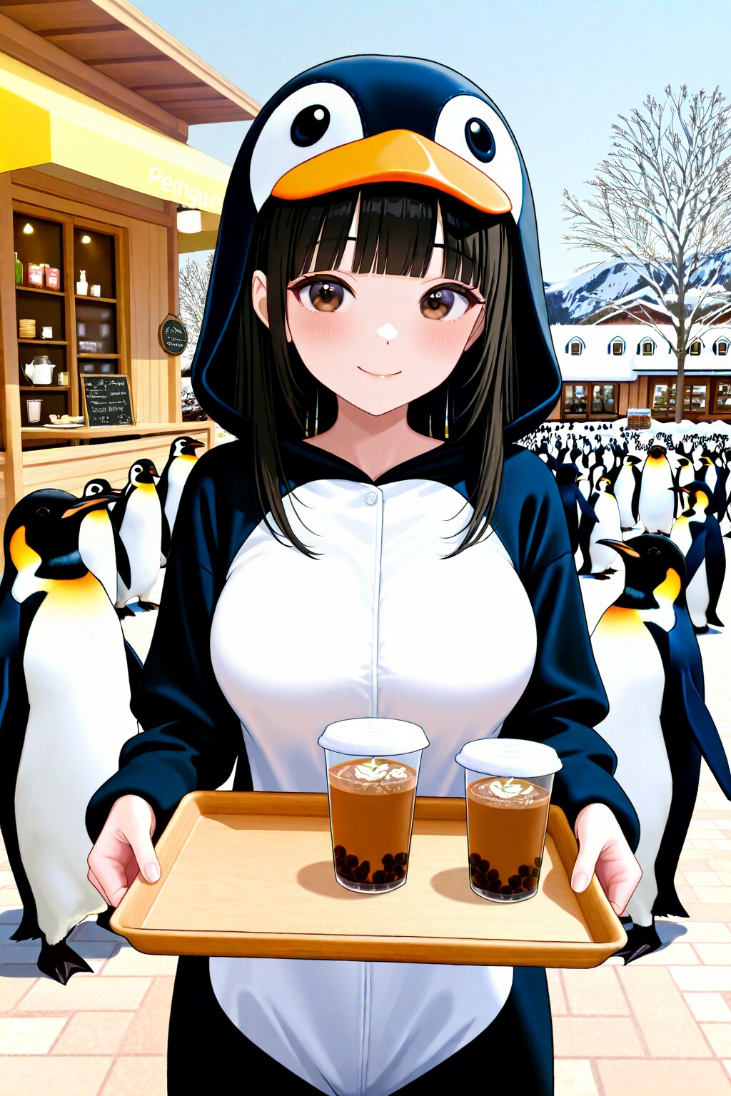 ペンギンカフェとサキちゃん