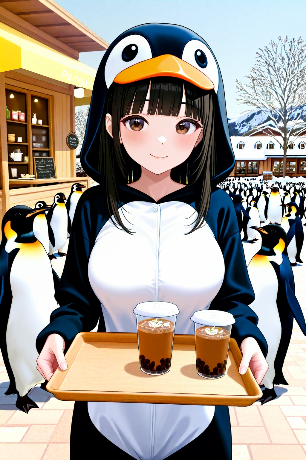 ペンギンカフェとサキちゃん