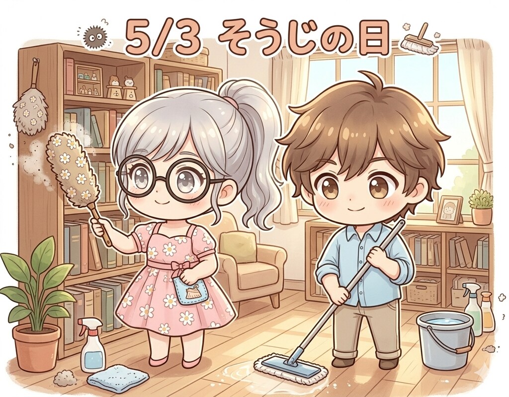 今日は「そうじの日」