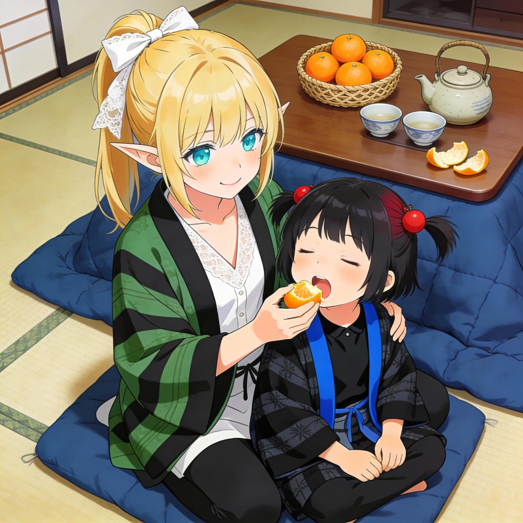 1年目　冬　こたつかがり改ver.1.0