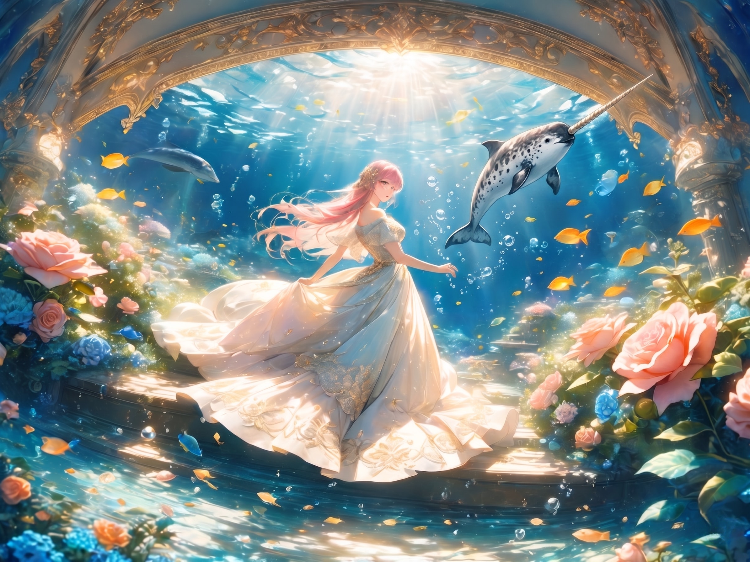海底の花園 | の人気AIイラスト・グラビア