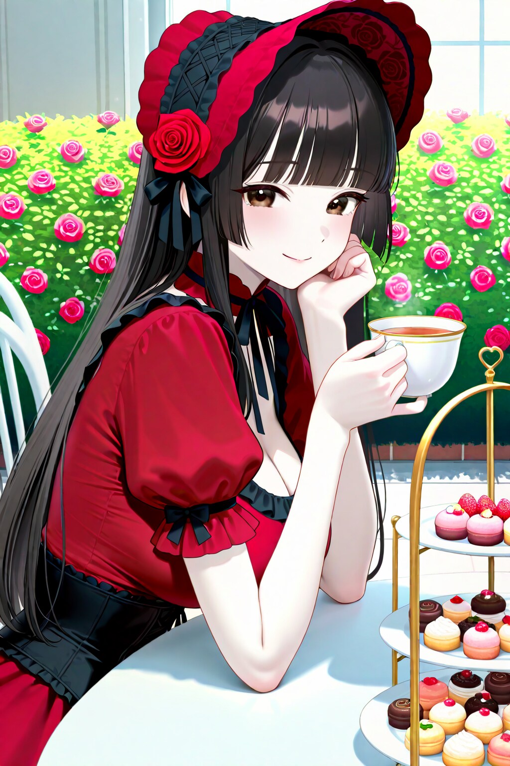 サキちゃんとお茶会