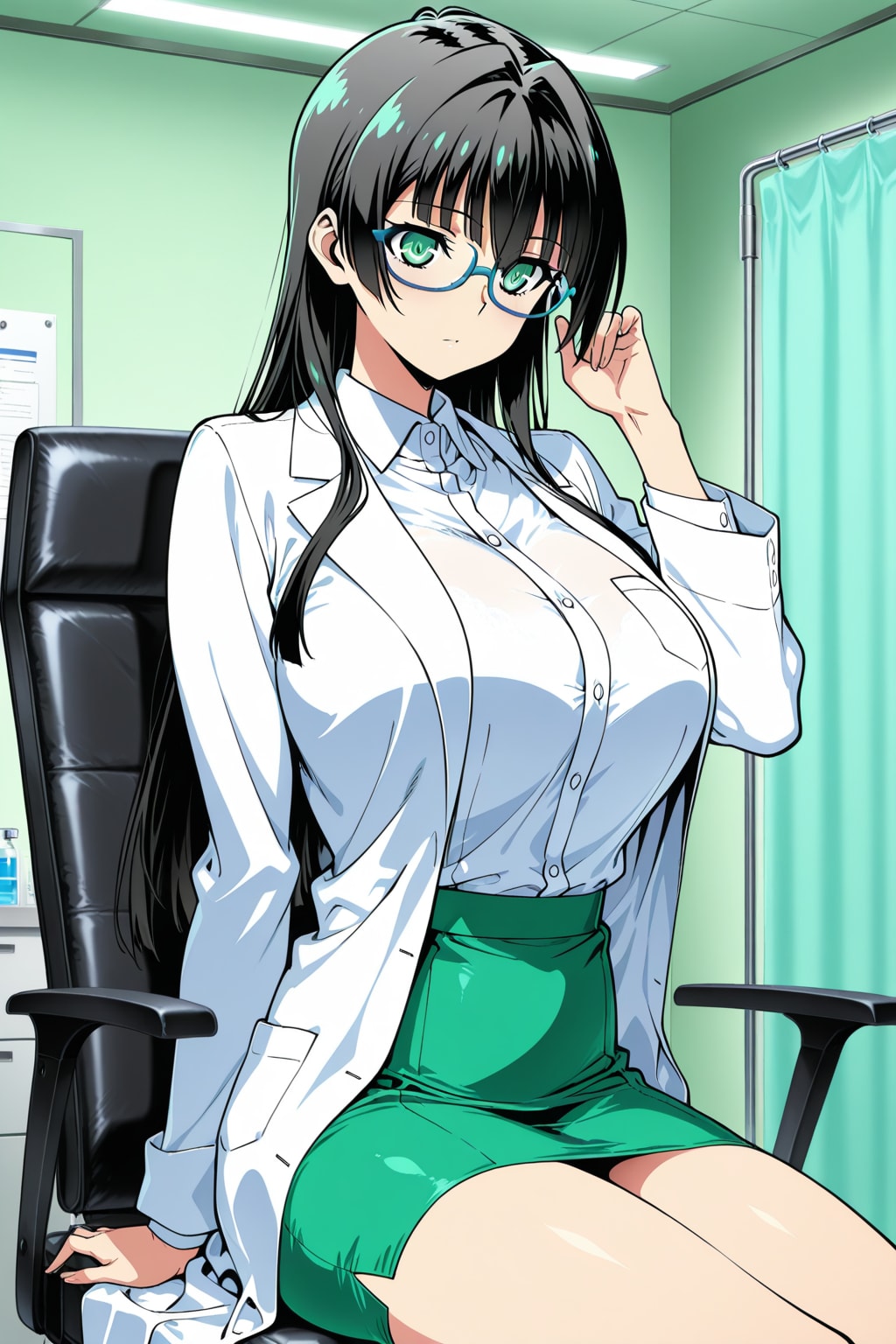 保健室の爆乳美女な保険医さん。　新妹魔王の長谷川千里には似て非なるキャラにｗ