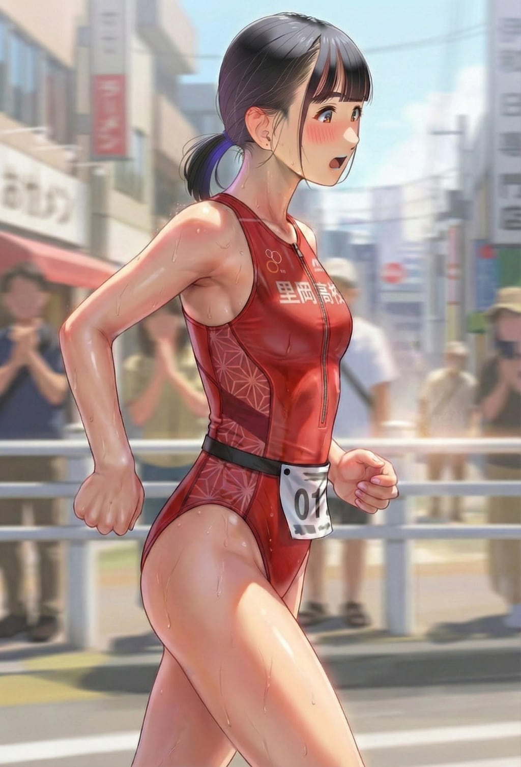 真面目で可愛いアスリート