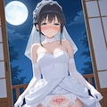 ウェディングドレスの葵さんと淫紋 3枚目