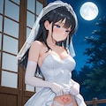 ウェディングドレスの葵さんと淫紋 7枚目