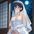 ウェディングドレスの葵さんと淫紋 5枚目