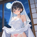 ウェディングドレスの葵さんと淫紋 4枚目
