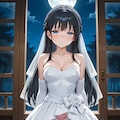ウェディングドレスの葵さんと淫紋 6枚目