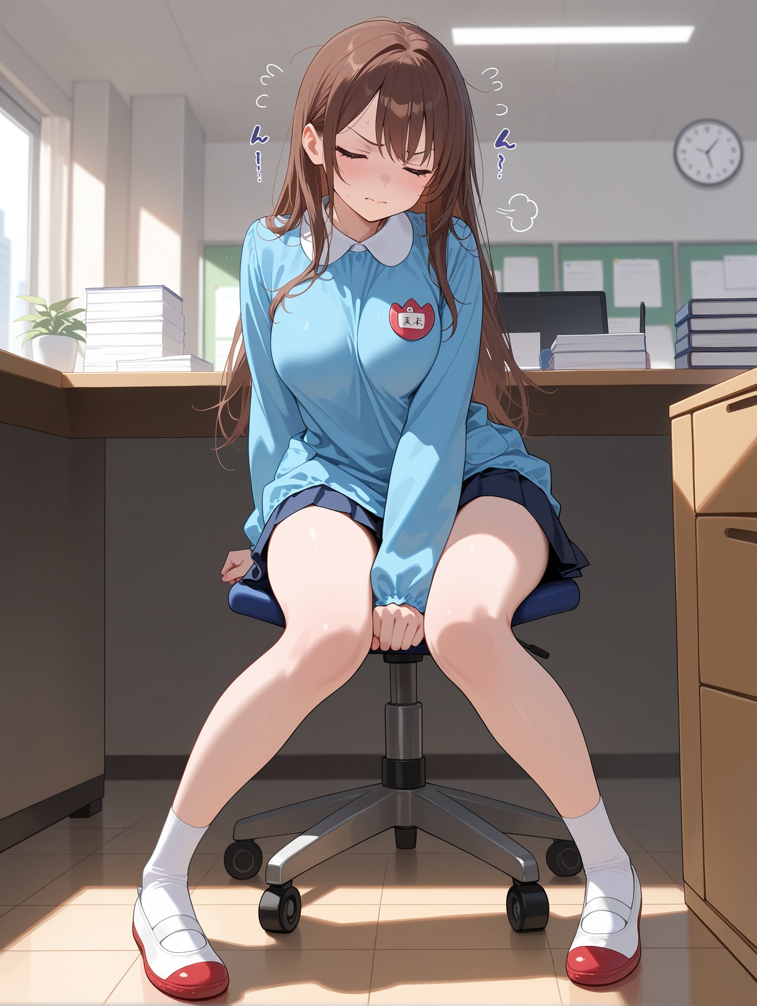 オフィスで起きた想定外 | の人気AIイラスト・グラビア