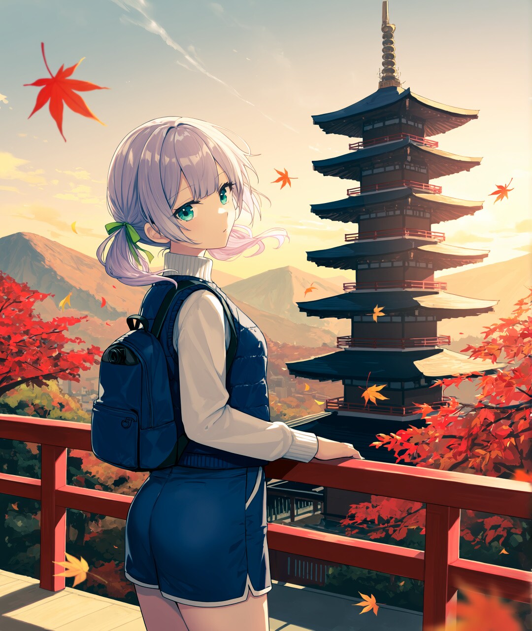 七重塔を仰ぐ | の人気AIイラスト・グラビア