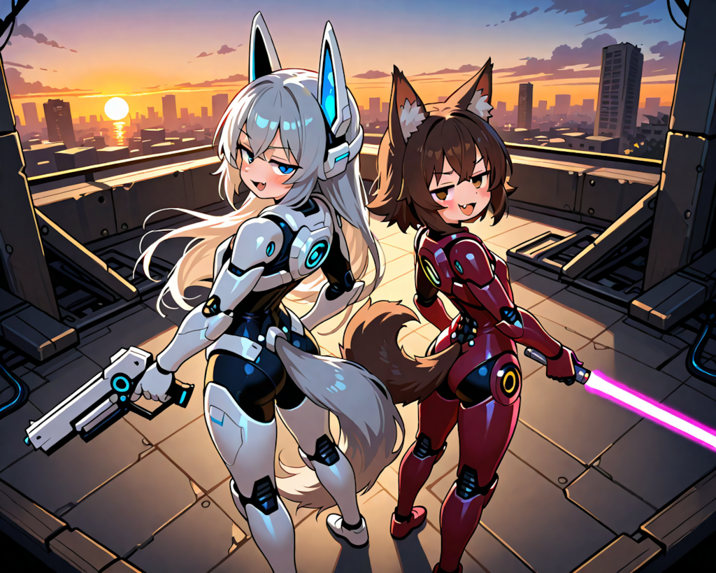 パワードスーツ姉妹