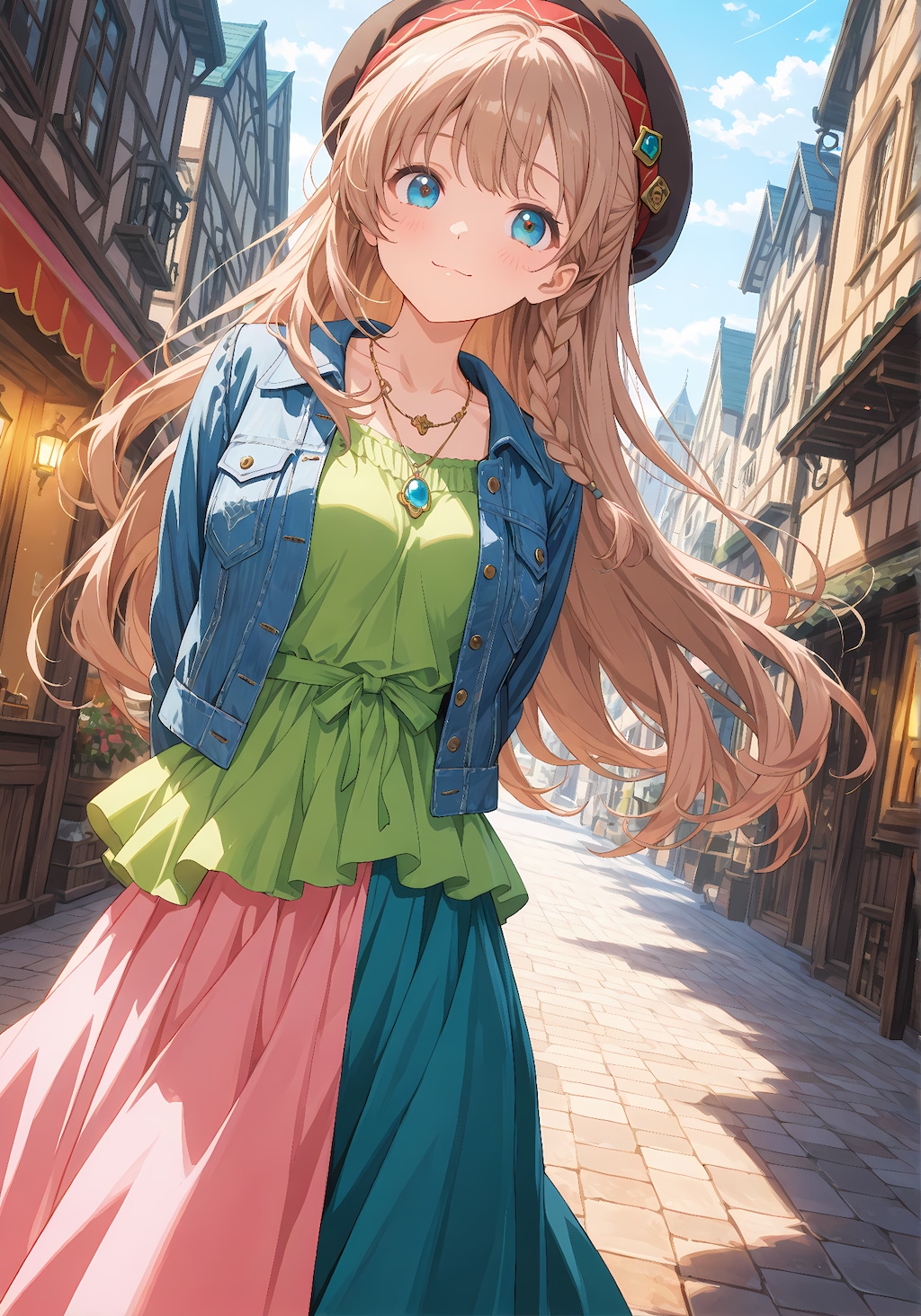 春色コーデのアリアさん