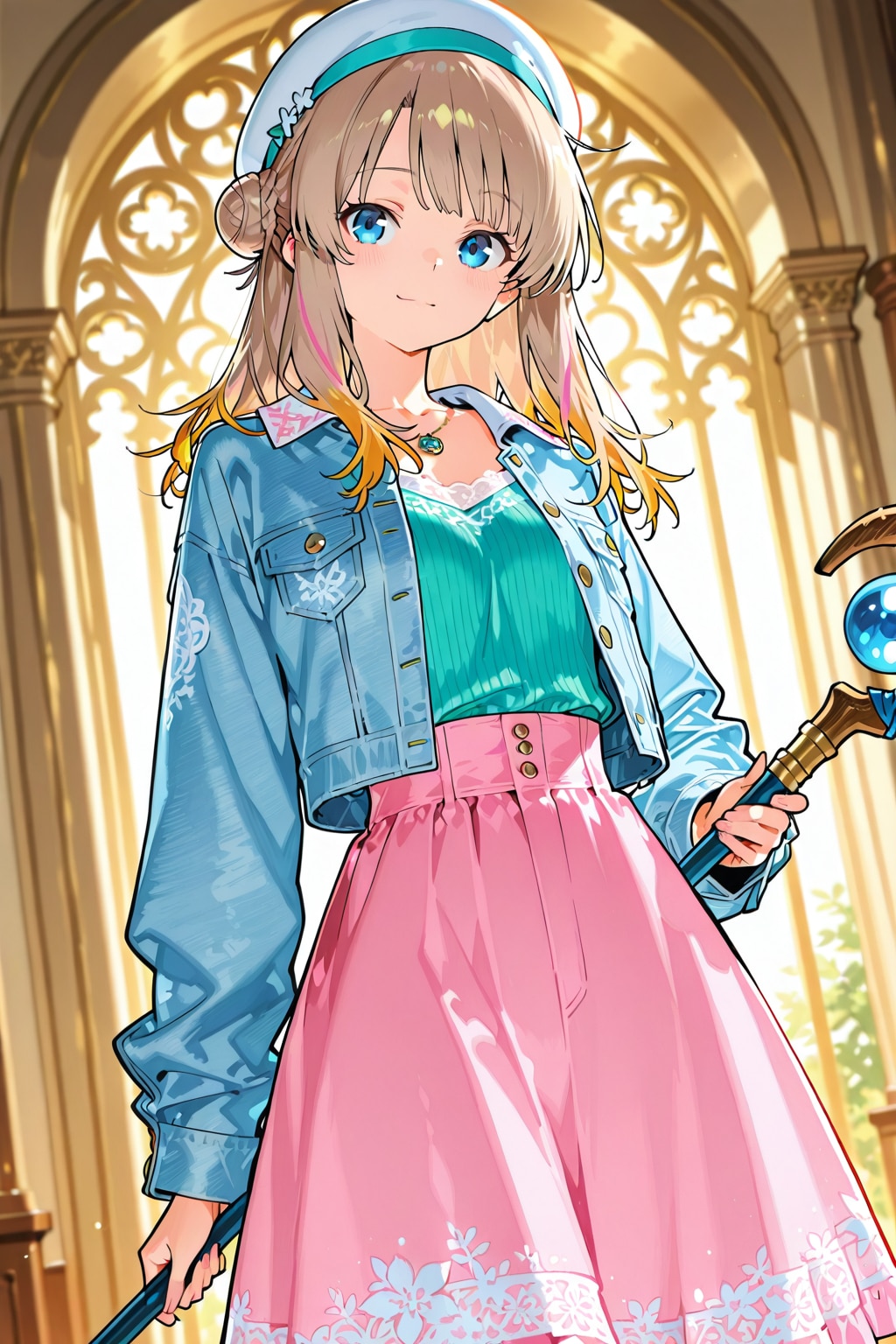 春色コーデのアリアさん