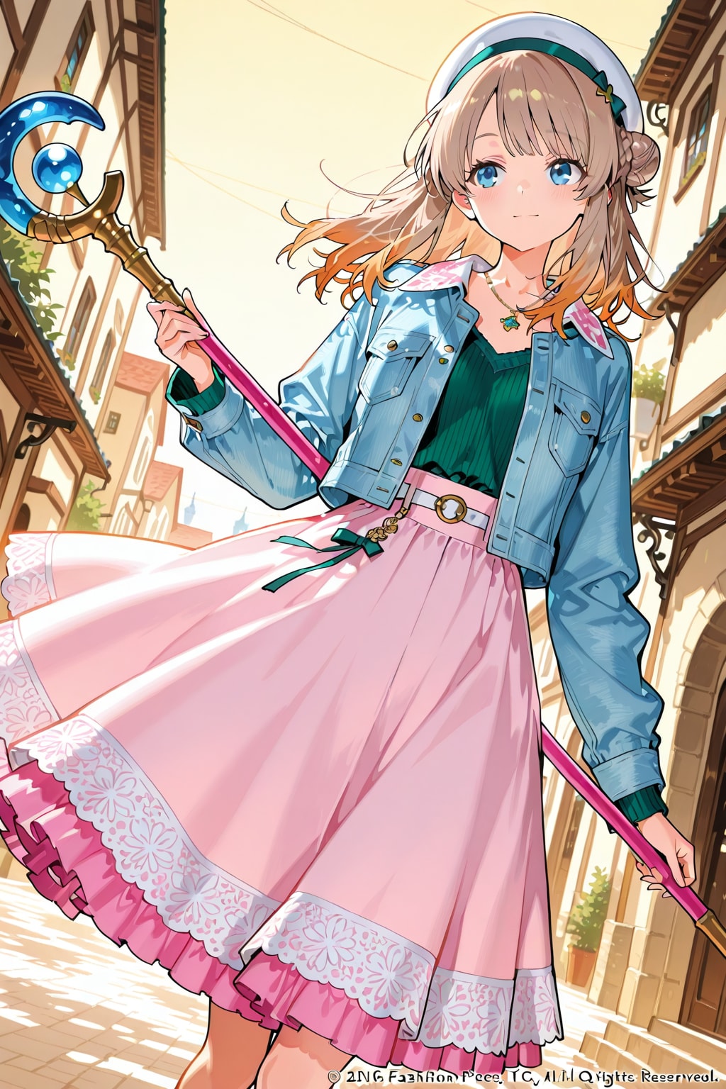 春色コーデのアリアさん