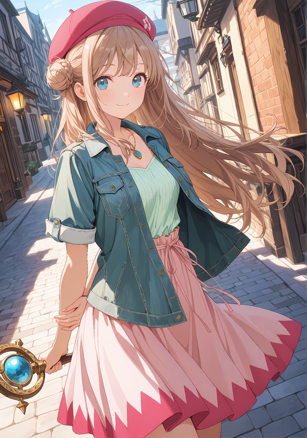 春色コーデのアリアさん