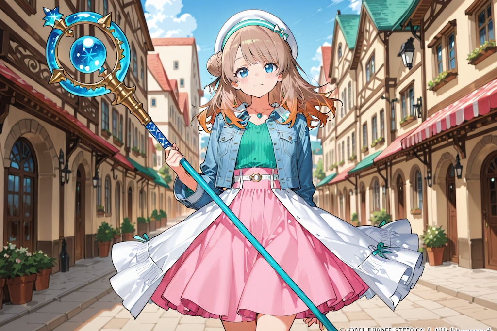 春色コーデのアリアさん